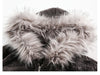 Fur Hooded Quilted Sherpa Jacket - 1128