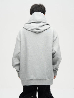 Winter fleece-lined ninja-inspired hoodie for men, American high-street style - Xokool