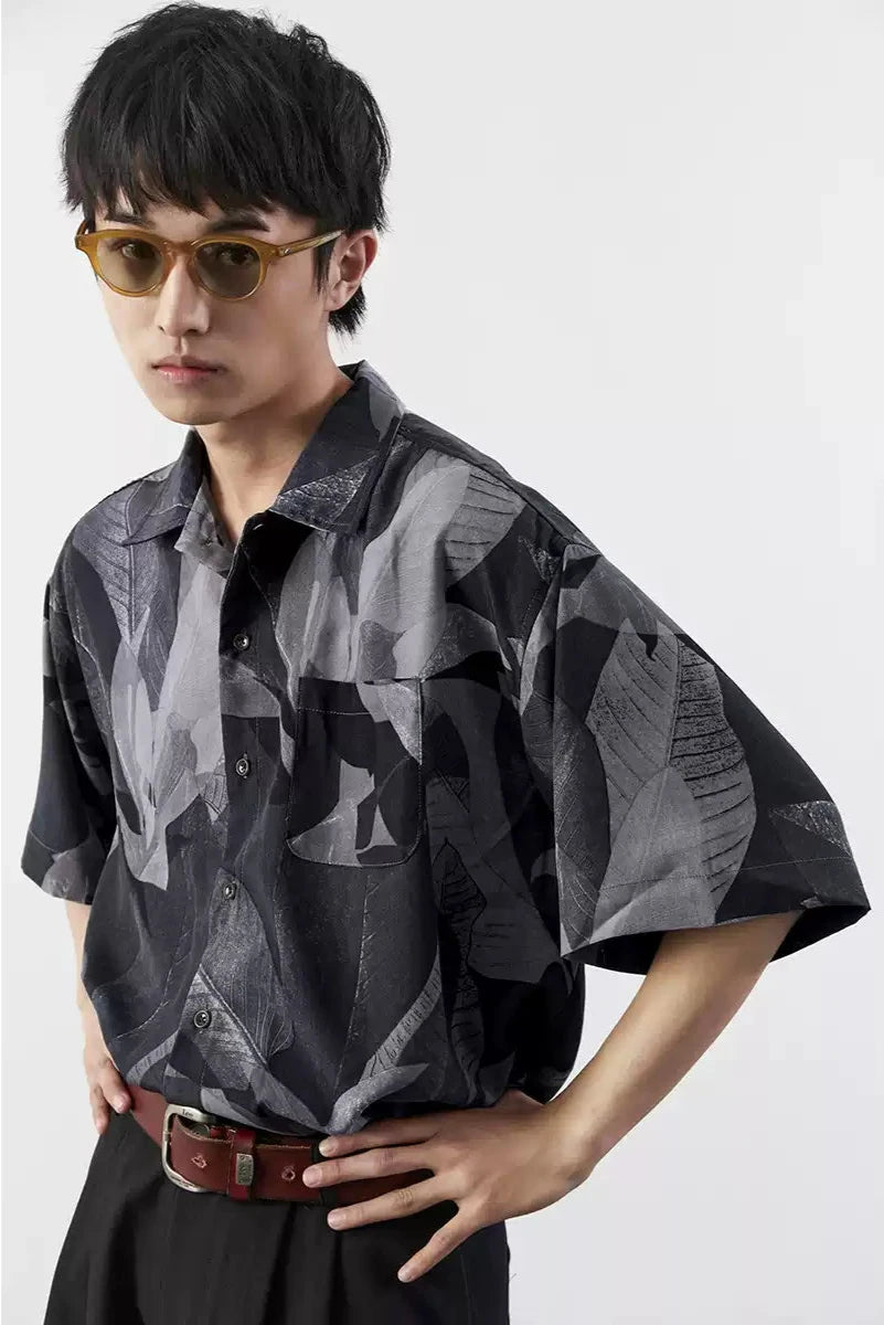 Mentmate Boxy Cut Lotus Shirt - Xokool