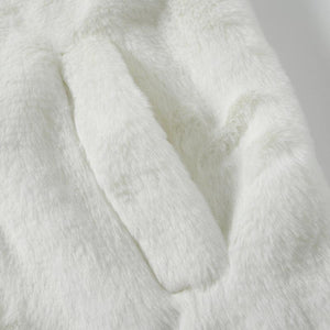 Cozy Cross Rabbit Fur Coat - Xokool