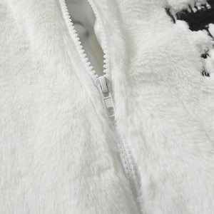 Cozy Cross Rabbit Fur Coat - Xokool