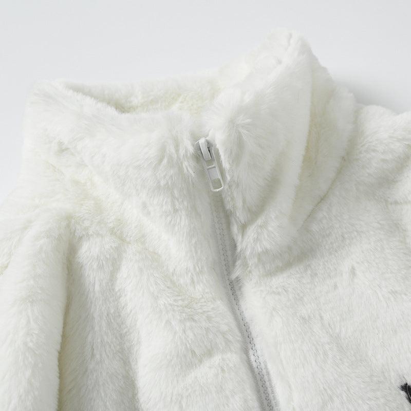 Cozy Cross Rabbit Fur Coat - Xokool